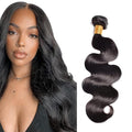 30 Inch Color 1B Human Hair Bundles Natural Color Body Wave Bundles Grade 8A Peruvian Virgin Remy Hair Extensions Double Weft Remy Hair Weave 300g