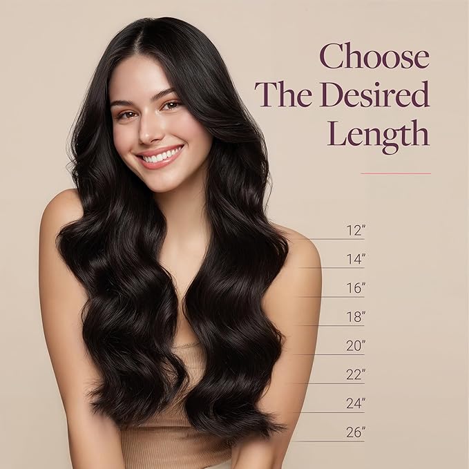GOO GOO Clip in Hair Extensions Real Human Hair, Remy Human Hair Extensions Clip ins for Women, Natural Human Hair, 26inch 180g 7Pcs, #4/26/4 Balayage Chocolate Brown to Honey Blonde