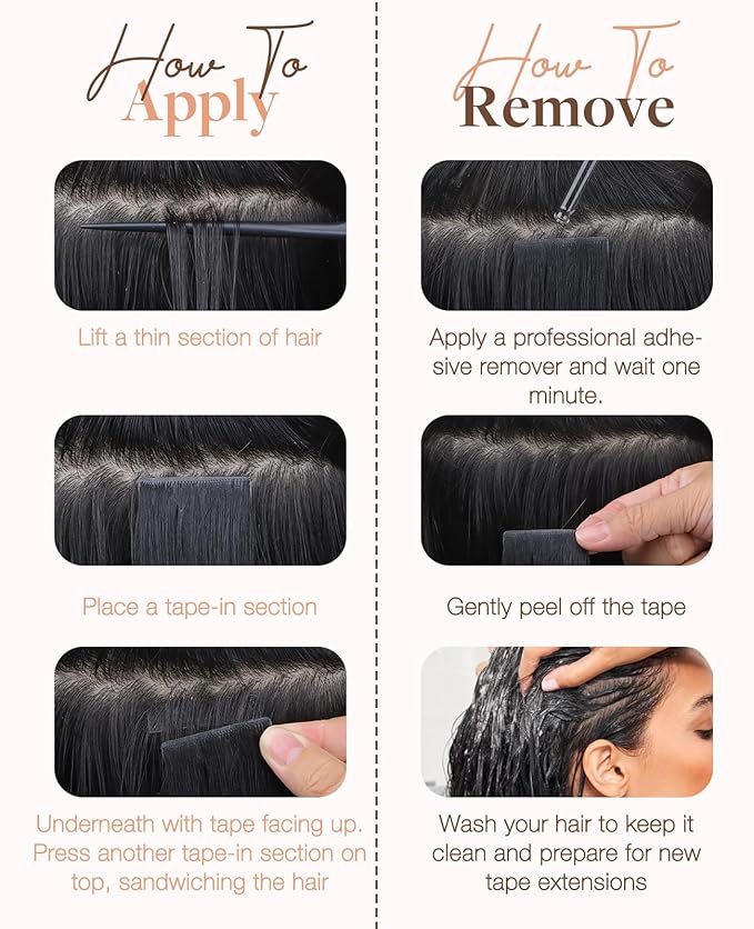 GOO GOO Invisi Edge Tape in Hair Extensions Human Hair, 3/8/613 Walnut Brown to Ash Brown and Bleach Blonde 20pcs injected with 20pcs classical tape ins, 24inch 100g, Virgin Remy Hair, Natural Look