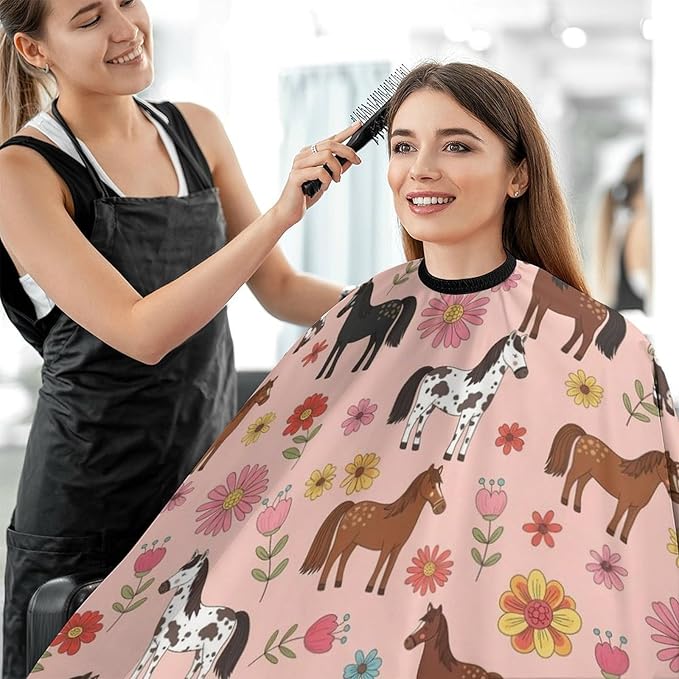 Barber Cape Waterproof Lining Anti Static Design for Salons/Home Use