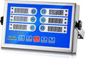 Commercial 6 Channel Kitchen Timer Cooking Countdown with Clear Display Loud Ring Alarm Reminder for Restaurant Multiple Events