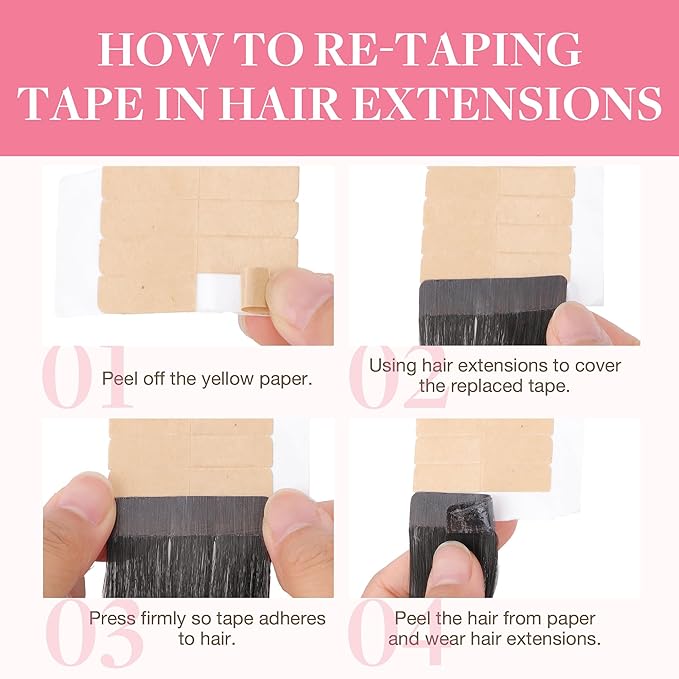 GOO GOO Tape in Hair Extensions Human Hair, 2 Dark Brown, 26inch 120g 40pcs, Skin Weft Seamless Invisible, Silky Straight with Thick Ends, Remy Human Hair