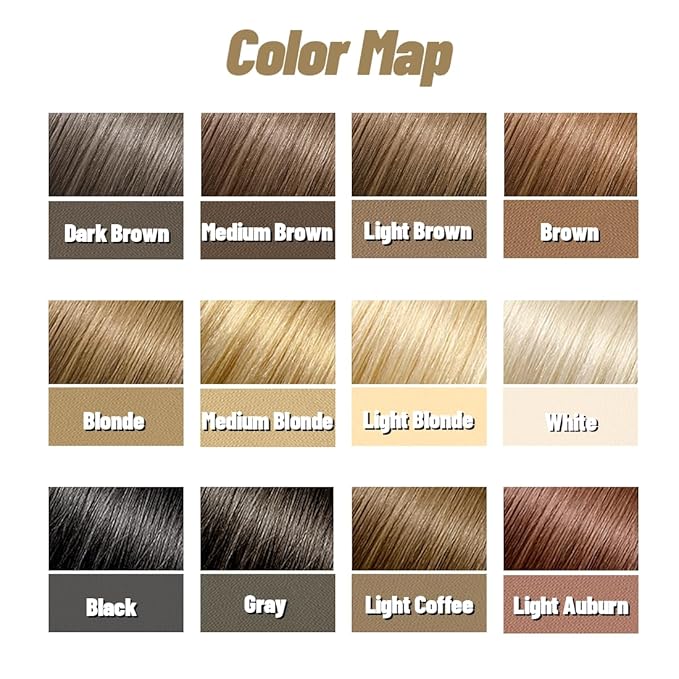 SOVONCARE Instantly Hairline Powder, Hairline Shadow Gray Hair Coverage Touch Up Hair Powder for Thinning Hair for Women Hair Root Touch Up Powder Hair Root Cover Up Conceals Hair Loss Dark Brown