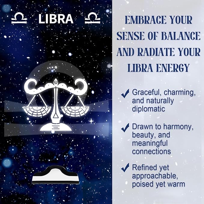 TOCESS Libra Constellation Claw Clips: 4.52 Inch Large Biodegradable Cellulose Acetate Hair Clips For Thick Thin Hair Women, Unique Design & Strong Grip Luxury Jaw Clips For Gift