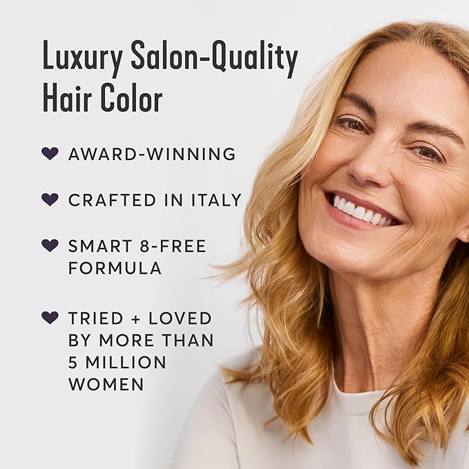 Madison Reed Radiant Hair Color Kit - 8NGV Dark Golden Blonde with Champagne Tones (Sicily), Dimensional Gray Hair Blending Permanent Hair Dye, PPD-Free & Ammonia-Free, 1 Pack