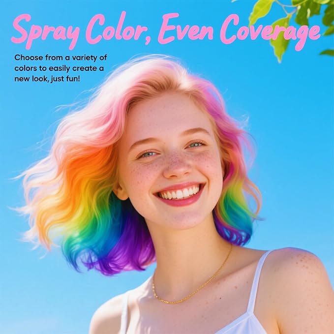 Gray Hair Spray, Temporary Hair Color Spray For Kids Women Men, Hair Dye Washable Temporary Hair Color Wax, One-Time Use Color Hair Spray for Crazy Hair Day, Halloween Christmas Cosplay Party (Gray)