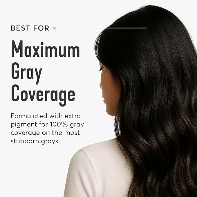 Madison Reed Radiant Hair Color Kit - 3NNA Cool Black-Brown with Ash Undertones (Positano Black), Dimensional Gray Hair Blending Permanent Hair Dye, PPD-Free & Ammonia-Free, 2 Pack