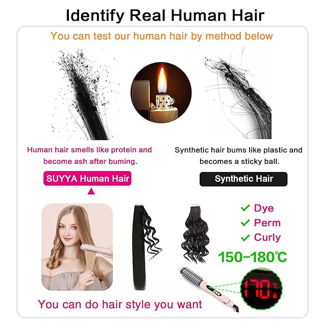 SUYYA Tape in Hair Extensions Human Hair Ombre Chocolate Brown to Caramel Blonde Remy Hair 18 inches 20pcs 50g/pack Straight Seamless Weft Tape in Human Hair Extensions Balayage(18 inch #P4/27/T4)