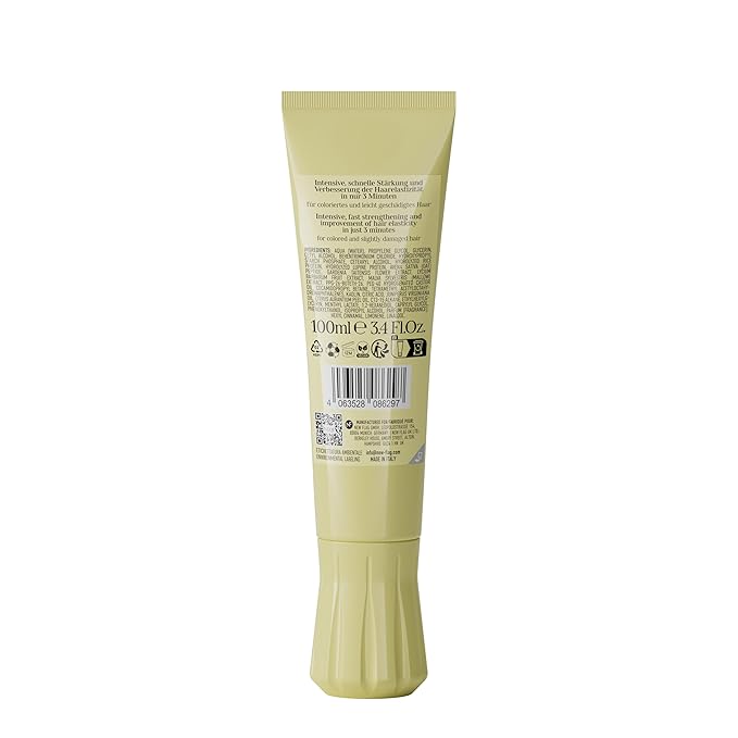neqi - Treatment Treasure Peptide Power - 3-Minute Intensive Hair Treatment for Damaged & Colored Hair - With Triple Peptides & Smooth Complex - Deep-Acting Care, Anti-Breakage - 100 ml