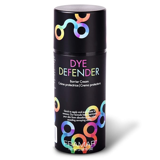 Framar Dye Defender Hair Color Barrier Cream - Hair Color Protector, Color Cream, Stain Barrier Creme, Hair Dye Remover Hairline Protector - 100 ML