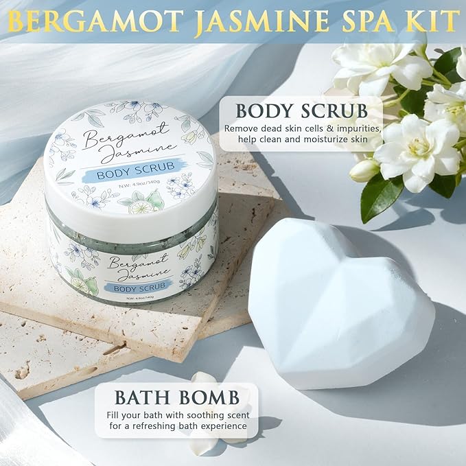 Birthday Gifts for Women Self Care Package Get Well Soon Gift Baskets, Thinking of You Sympathy Spa Gift Set w/ Crochet Flower Bouquet, Unique Christmas Gifts for Women Mom Her Best Friend Sister Wife