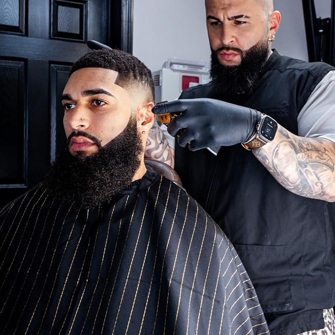 Barber Strong The Barber Cape Haircut Cover for Men, Hair Repelling and Static-Reducing Material, Water Resistant Fabric