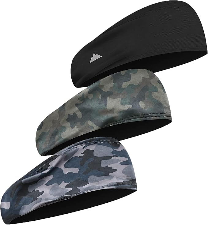 Tough Headwear Tough Outfitters Headband for Men - Mens Headbands - Working Out Sports Performance Head Bands - Athletic Cycling Running Sweat Band, Football Headbands - Sweat Bands Men/Women