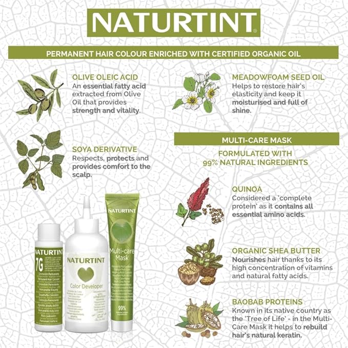 Naturtint 10N Light Dawn Blonde Permanent Hair Color (Pack of 1), Ammonia Free, Vegan, Cruelty Free, up to 100% Gray Coverage, Long Lasting Results (Packaging may vary)