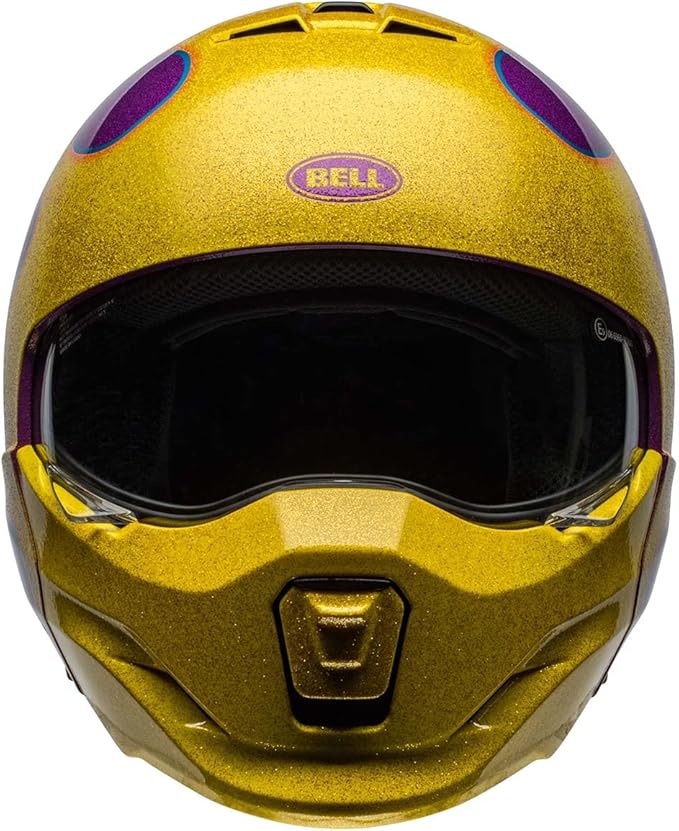 Bell Broozer Helmet (Gloss Ignite Purple/Yellow - Large)