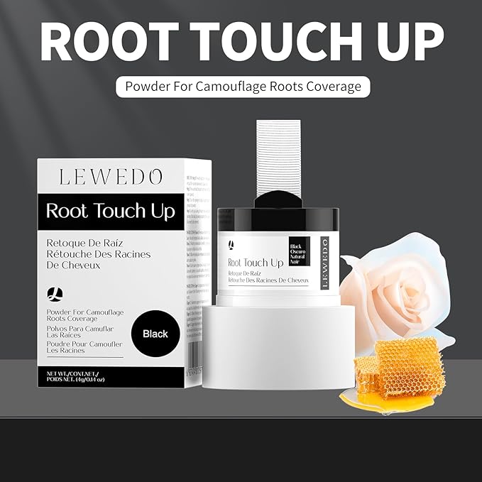 Hairline Powder 24H Stain-Proof, Root Touch Up Hair Color for Gray Coverage,Bald Spot Concealing Hair Shadow Powder for Women & Men,Natural-Looking (Blonde)
