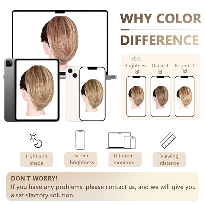 Claw Clip Ponytail Extension - 10 Inch Short Ponytail Extension, Straight Pony Tails Hair Extensions, Synthetic Hair Extensions Ponytail, Clip On Ponytails for Women (Medium Brown Mixed Light Brown)
