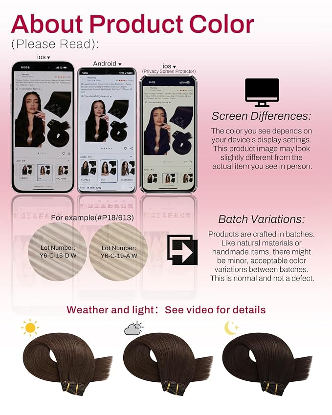 Moresoo Brown Clip in Hair Extensions Remy Double Weft Human Hair Clip in Extensions Straight Hair Extensions for Women Medium Brown #4 5pcs 80g 12inch