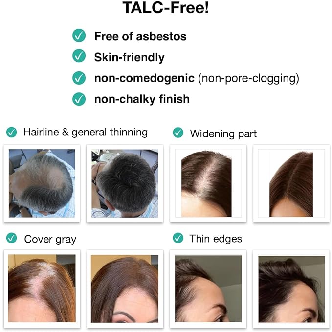Caboki Hair Volumizer: Root Touch Up & Fill in Thinning Hairline, Cover Bald Spots & Gray Hair. TALC-Free, Healthful Powder for Men & Women. Golden Blonde