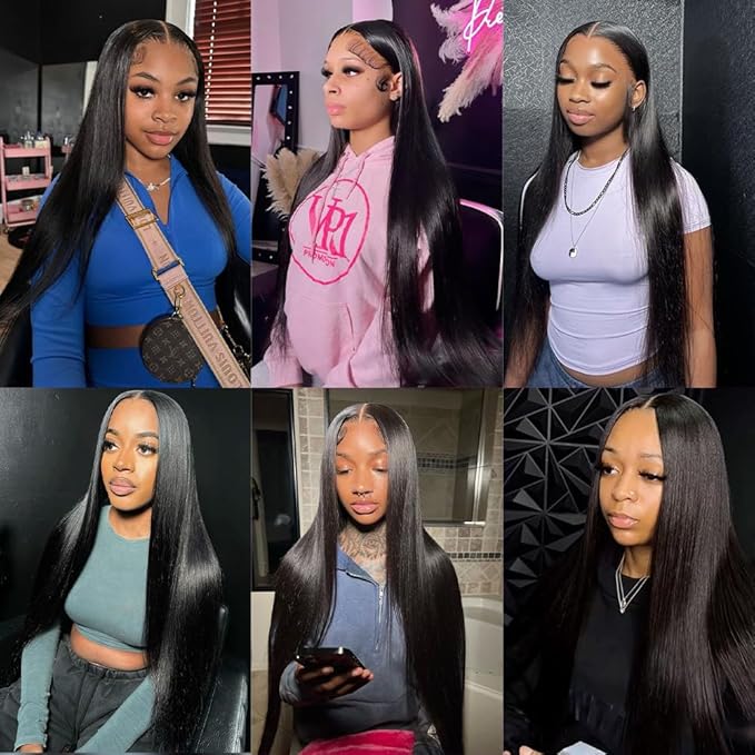 Clip in Hair Extensions Real Human Hair Straight Brazilian Human Hair Clip in Extensions 8Pcs 120g Silky Straight Remy Hair Clip ins for Women (18inch, #1B Natural Black)