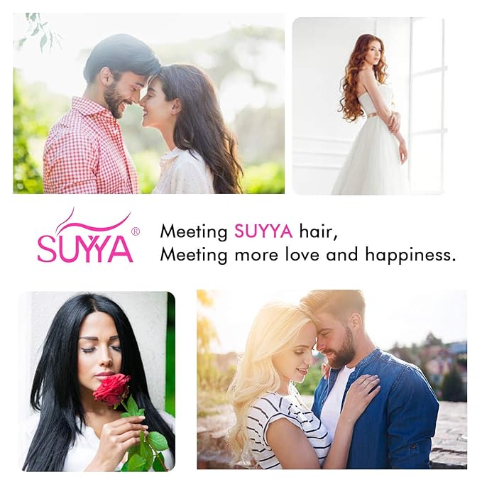 SUYYA Tape in Hair Extensions Human Hair 100% Remy Human Hair 16 inches 20pcs 40g/pack Straight Seamless Skin Weft Tape in Human Hair Extensions(16 Inch #16 Light Blonde)