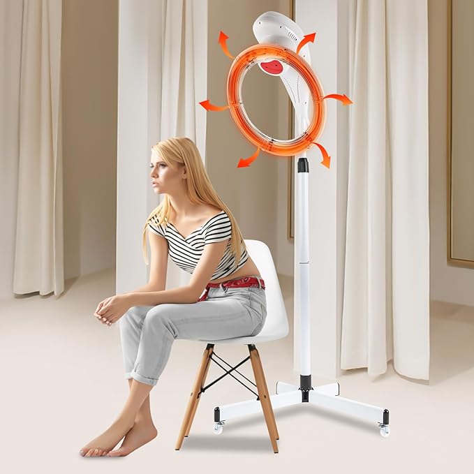 Professional Stand Hair Dryer,Orbiting Rotating Hair Processor Permed Colored Hair for Scalp Care Perfect for Salon,Spa,and Home Hair Care (Style 10)
