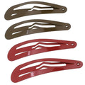 Camila Paris CP1330D French Hair Barrettes Clips, Snap Hair Slides Clic Clac for Women, Styling Girls Side Slide-in Metal Snap Pin Hair Accessories for Women. Strong Hold, No Slip Grip, Made in France