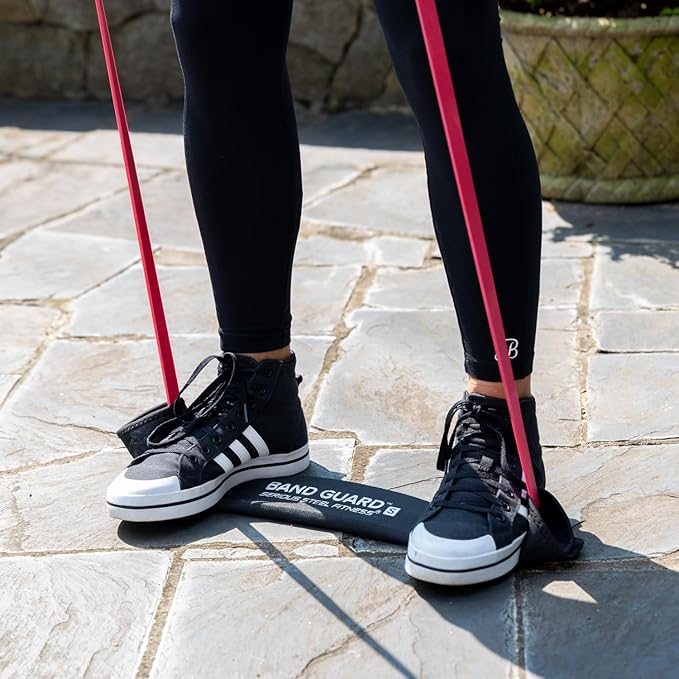 Serious Steel Fitness Band Guard - Protective Sleeve for Resistance Bands (Bands NOT Included) Protect Your Resistance Bands from The Ground, Concrete and Sharp Edges