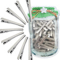 HiJeaton 60Pcs Alligator Metal Clips for Hair Bows and Crafts - Large Plain DIY Hairdresser Clips for Bow Making and Supplies (6cm/2.36")