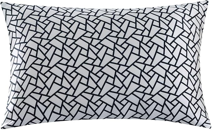 SLPBABY Silk Pillowcase for Hair and Skin with Hidden Zipper Print (King, Pattern25)