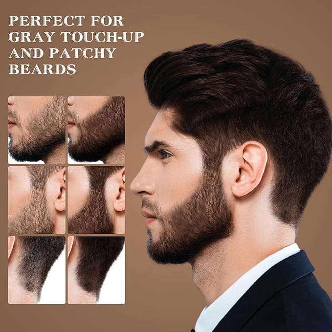 Hairline Shadow Powder, Light Brown, Root Touch Up Powder for Instantly Gray Hair Cover Up, Women Color Root Coverage for Thinning Grey, Mens Roots Concealer for Hair Loss Beard Line, #1