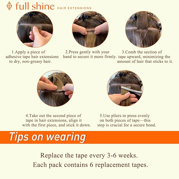 Full Shine Tape in Hair Extensions Human Hair Color 2 Dark Brown Tape in Extensions Real Human Hair 26 Inch Soft Remy Invisible Straight Skin Weft for Women 100 Gram 40PCS Add Volume