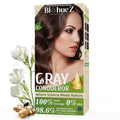 Permanent Hair Dye Hair Color for Gray Hair Coverage PPD-Free Hair Color Kit Medium Brown Hair Dye 3C Dark Mocha Brown Chocolate Brown