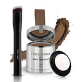 THICK FIBER Root Touch Up Powder with Brush – Covers Grey Roots, Thinning Hair & Bald Spots – Sweat & Water Resistant for Men & Women (Light Brown, 0.35 Ounce (Pack of 1))