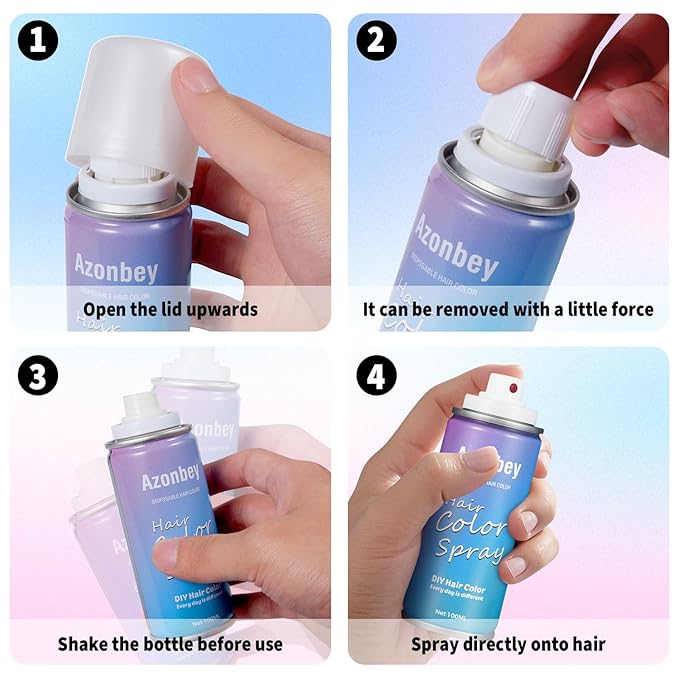 Halloween Hair Spray,Temporary Hair Color Spray for Women Kids Men,Washable Hairspray,Colored Hair Spray,Color Hairspray for Halloween,Party,Cosplay,Christmas Day (03#White)