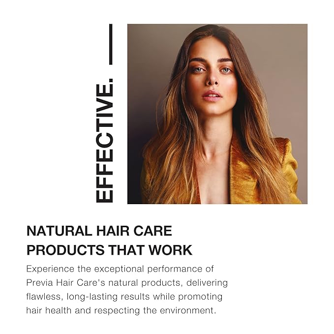 PREVIA Anti-Frizz Taming Gloss with Organic Almond - Heat Protectant Serum for Frizzy Hair - Smooth, Hydrating, Anti-Humidity, Glossy Finish Hair Serum for All Hair Types, Vegan & Paraben Free 3.38 oz