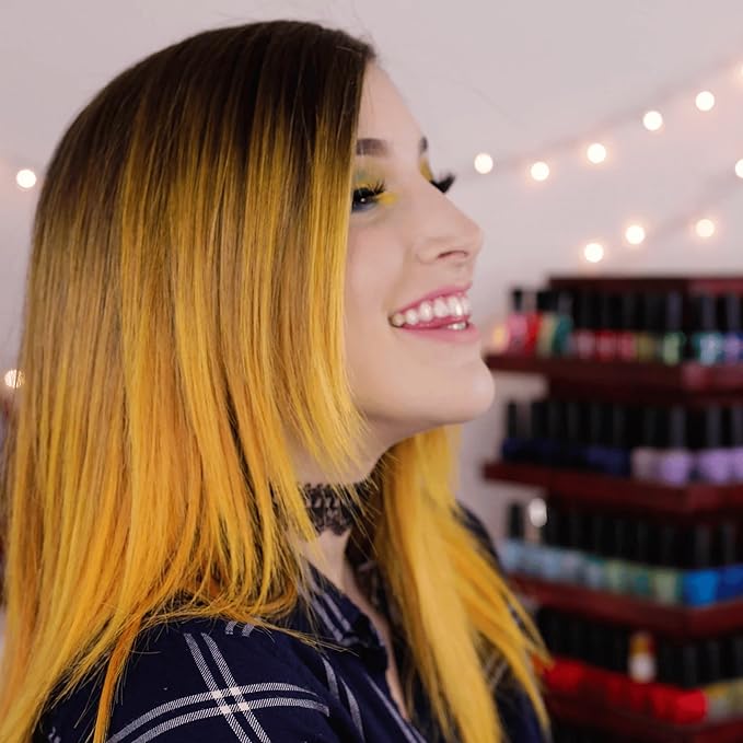 Overtone Daily Color Depositing Conditioner, Extreme Yellow, 8oz, Hydrating, Damage-Free Temporary Hair Color for All Hair Types with Shea Butter & Coconut Oil, Vegan & Cruelty-Free