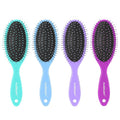 4 Pack Detangling Hair Brush - Air Cushion Detangler Hairbrush with Ultra Soft Bristles for Effortless Tangle Removal - For Wet Dry Damaged Curly Hair for Women Men Boys Girls Adult Kids -Mixed Colors