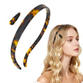 Hair Bands Eyewear-Friendly Design, Hairbands for Women - Non-Slip Thin Headbands with Teeth, No Pressure & No Headache Sunglasses Headband (Tortoiseshell)