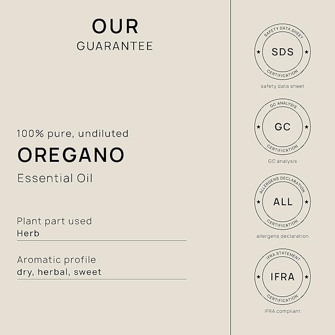 VINEVIDA Oregano Essential Oil - 16 oz - Undiluted - DIY Candle Scents - Bulk for Soap Making & Skin Safe