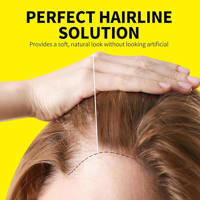 Sevich Hairline Powder - Root Touch Up Instantly Hair Color for Thinning Gray Coverage - Bald Spot Concealing Hair Powder for Women & Men - 48Hour Waterproof & Sweatproof - Red Brown