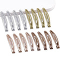 16 PCS Snap Hair Clips Metal Barrettes for Women Non Slip Barrettes for Thick and Thin Fine Hair,Silver Gold Brown Rose Gold,2.36 x 0.43 Inches.