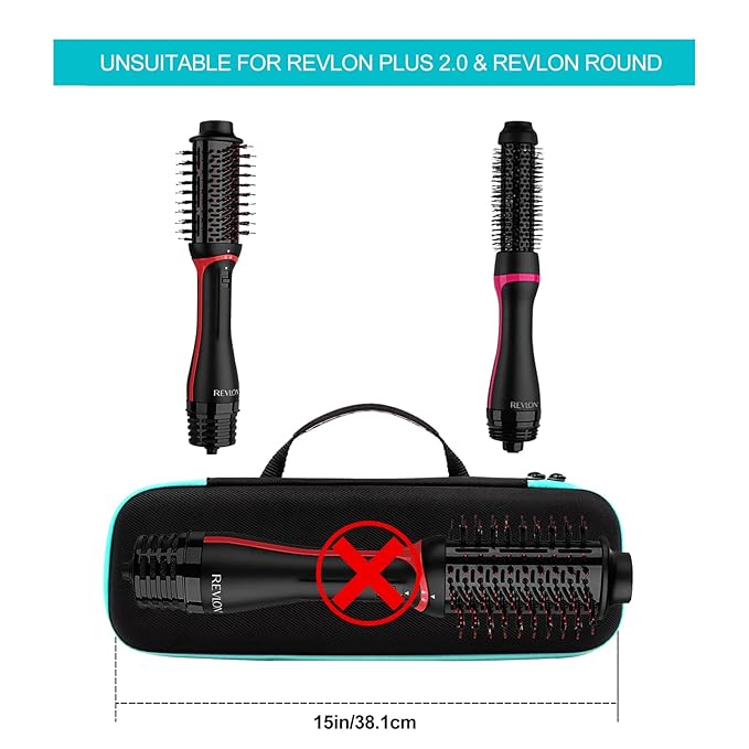 Blow Dryer Brush in one Hard Case, Yewltvep for One-Step Hair Dryer & Volumizer Original 1.0, Notice: This Case Unfits Plus 2.0