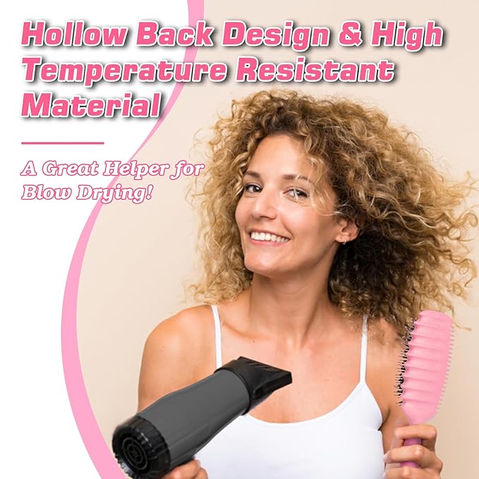 Candy Brush Curl Defining Hair Brush for Effortlessly Detangling Shaping and Styling Curls, Curl Brushes with EdgeLift for All Wet or Dry Hair Types for Women and Girl, Reduce Pulling and Frizzing