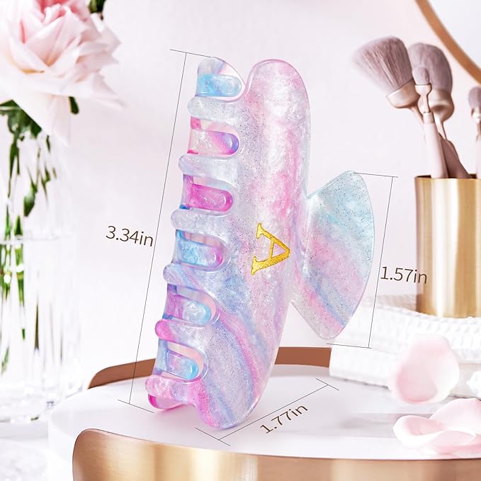 Birthday Gifts for Teens Girls - Initial Letter Hair Clips | Personalized Gift | Personalized Hair Claws | Birthday Gifts for Women | Christmas Gift for Teen Girl Stocking Stuffers - Lavender,L