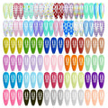 KUOM 100 Pcs Hair Clips,Metal Snap Hair Barrettes and Hair Clips for Girls,Kids,Women, Baby and Fine hair or Thick hair