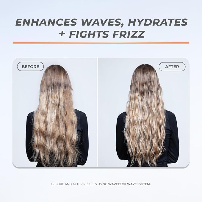 XMONDO Hair Wavetech Wave Conditioner | Vegan Formula with Moringa & Argan Oil to Boost Hydration, Tame Frizz, and Enhance Your Wavy Hair, 8 Fl Oz 1-Pack