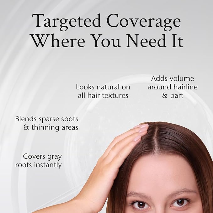 Boyd’s Brush It Away | Grey Hair Root Touch Up for Women & Men | Temporary Hair Color Mascara | Quick-Dry Water-Resistant Concealing Formula | Light Brown, 5-Pack