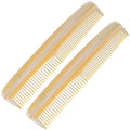 Giorgio G41 Wide Tooth and Fine Tooth Pocket Comb, Hair Styling for Men, Travel Hair Comb for Women, Handmade Beard and Mustache Comb for Men, Barber Combs