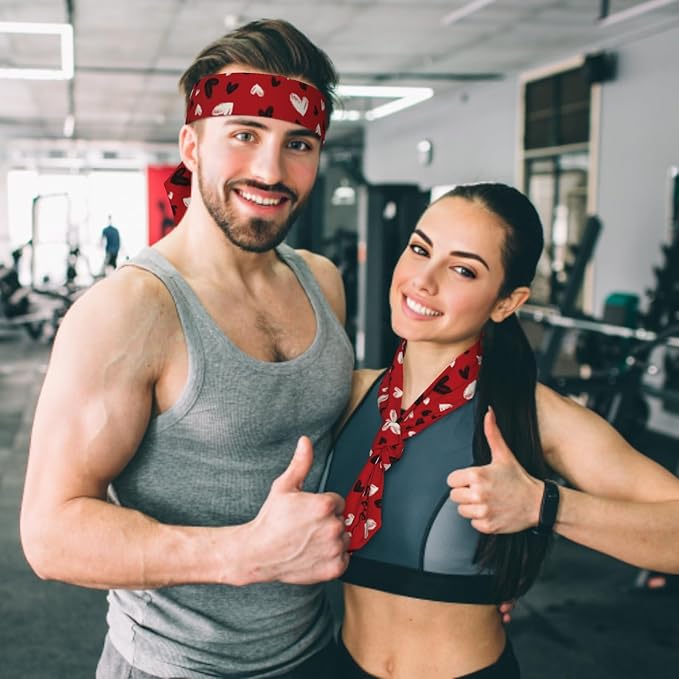 Sports Tie Headband Bandana Running Athletic Sweat Band Elastic Adjustable Sport Head Tie for Men Women Head Ties Ninja Tie Headbands Tennis Sweatbands Soccer Basketball Teams Running Head Band